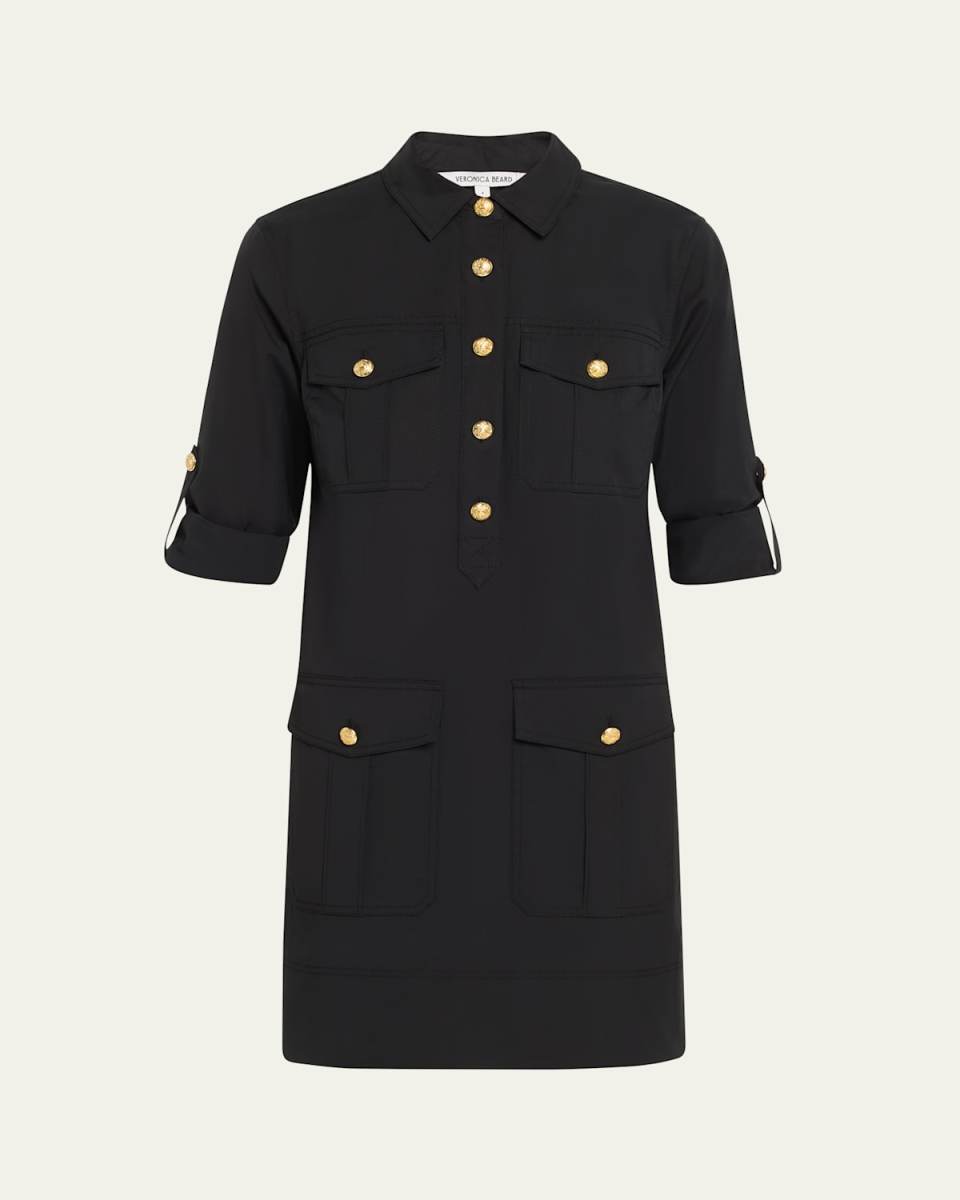 Saude Cotton Mini Shirtdress